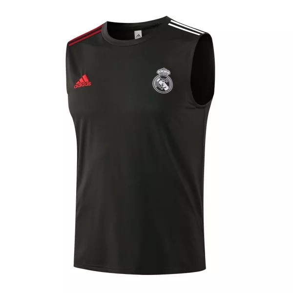 Tailandia Camiseta Real Madrid Sin Mangas 2021-2022 Negro